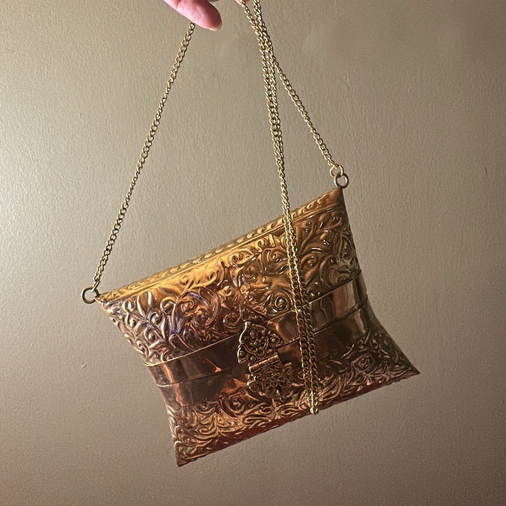 Vintage Brass Purse